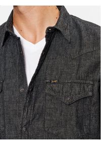 Lee Koszula jeansowa 112330644 Szary Regular Fit. Kolor: szary. Materiał: bawełna