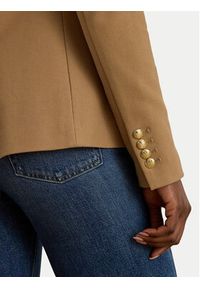 Lauren Ralph Lauren - LAUREN RALPH LAUREN Marynarka 200797305018 Beżowy Slim Fit. Kolor: beżowy. Materiał: bawełna #3