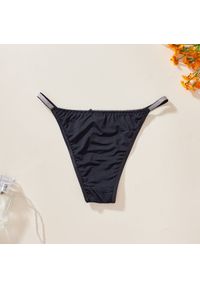 Intica - Figi bikini z elastycznym wykończeniem Pier. Kolor: czarny. Materiał: materiał