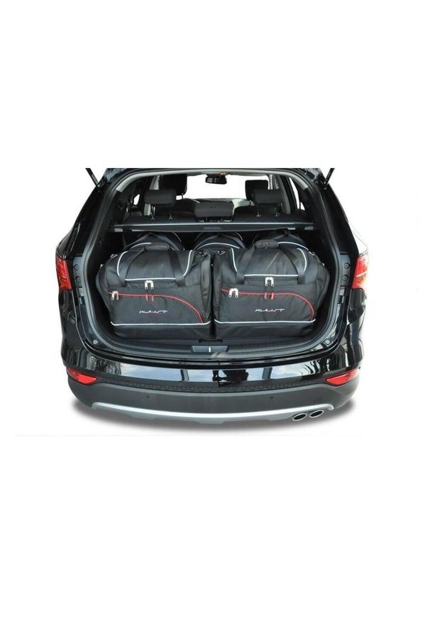 KJUST - Torby Do Bagażnika Hyundai Santa Fe 2012-2018 5Szt Kjust. Kolor: czarny. Styl: sportowy