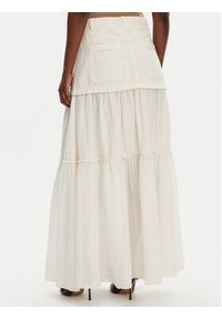 Pinko - PINKO Spódnica maxi Kenny 105252 A2MI Écru Regular Fit. Kolor: kremowy. Materiał: bawełna #3