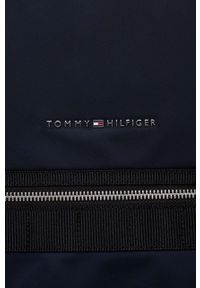 TOMMY HILFIGER - Tommy Hilfiger plecak męski kolor granatowy duży gładki. Kolor: niebieski. Materiał: poliester. Wzór: gładki #3