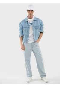 Big-Star - Koszulka męska z nadrukiem biała Relef 100. Kolor: biały. Materiał: jeans, dresówka, dzianina, skóra. Wzór: nadruk. Styl: klasyczny #3