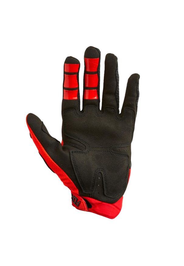 Rękawiczki rowerowe męskie FOX Pawtector motocrossowe długie czerwone. Kolor: czerwony. Materiał: elastan, poliamid. Sport: kolarstwo