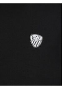 EA7 Emporio Armani T-Shirt 8NPT16 PJRGZ 1200 Czarny Regular Fit. Kolor: czarny. Materiał: syntetyk