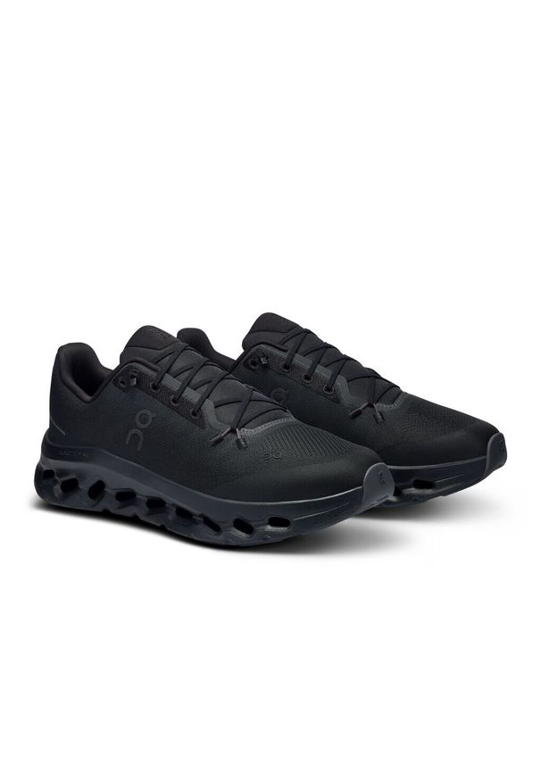 On - Sneakersy męskie ON Cloudtilt Black | Eclipse. Okazja: na spacer, na co dzień. Kolor: czarny. Materiał: materiał. Szerokość cholewki: normalna. Sport: turystyka piesza