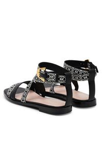 Coccinelle Sandały E4 SVR 18 03 01 Czarny. Kolor: czarny. Materiał: materiał #4