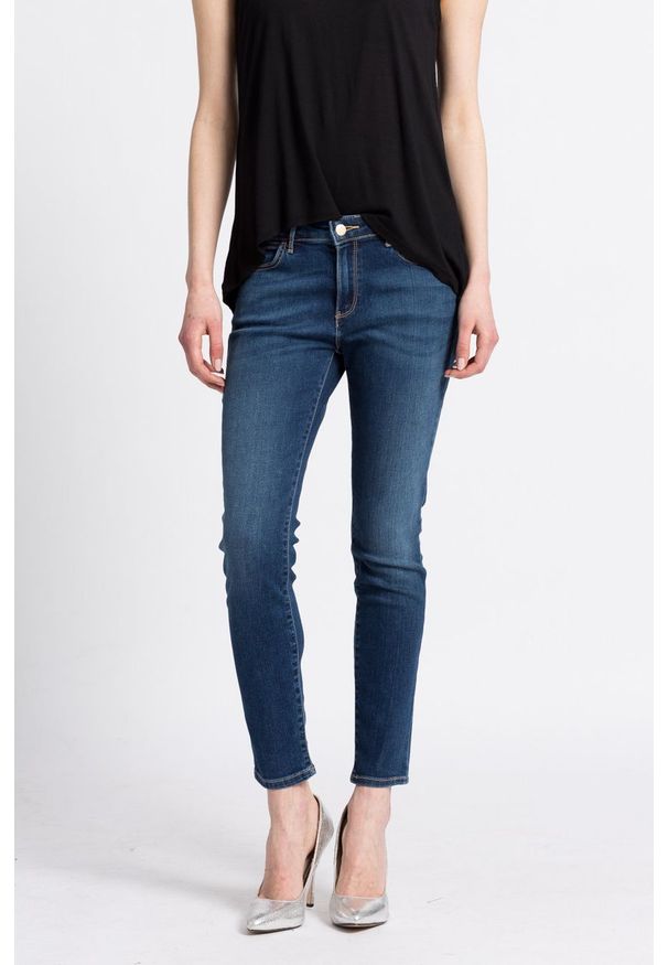 Wrangler - Jeansy. Kolor: niebieski