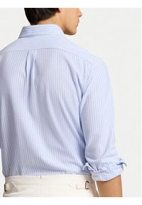 Polo Ralph Lauren Koszula 710934575002 Błękitny Slim Fit. Typ kołnierza: polo. Kolor: niebieski. Materiał: bawełna #3