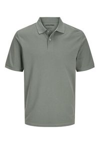 Jack & Jones - Jack&Jones Polo Kane 12270150 Zielony Regular Fit. Typ kołnierza: polo. Kolor: zielony. Materiał: bawełna #6