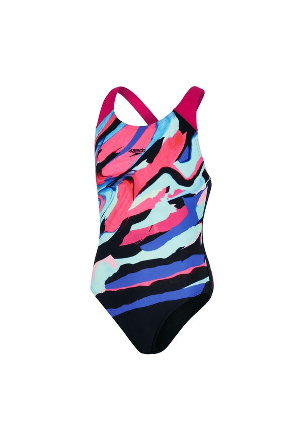 Strój kąpielowy dla dzieci Speedo Plmt Digital. Kolor: czarny. Materiał: poliester