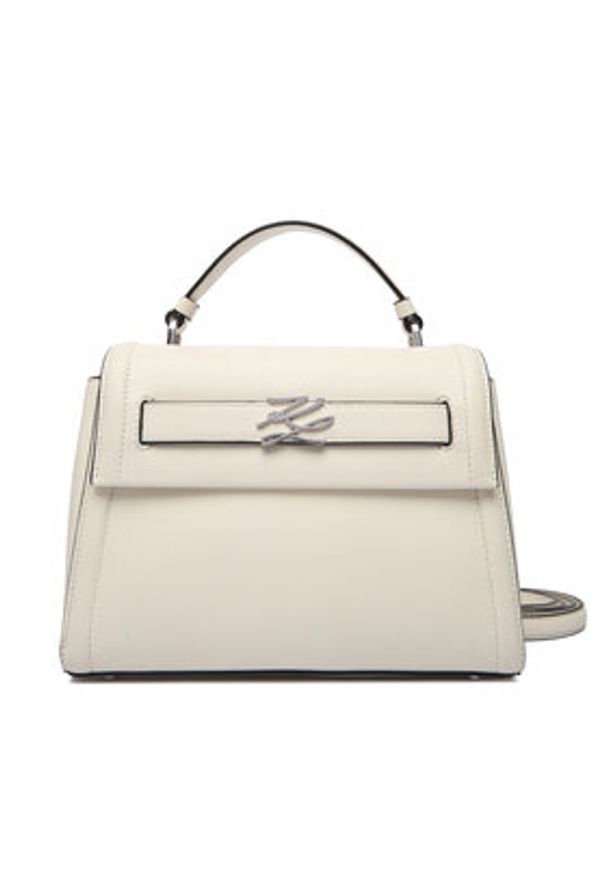 Karl Lagerfeld - KARL LAGERFELD Torebka B1W30278 Biały. Kolor: biały. Materiał: skórzane