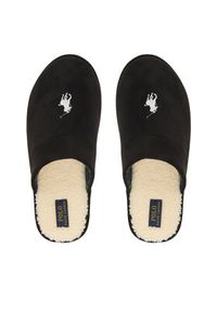 Polo Ralph Lauren Kapcie 843981604001 Czarny. Kolor: czarny. Materiał: zamsz, skóra #2