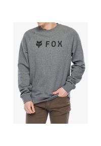 FOX - Bluza męska Fox Absolute Fleece Crew. Kolor: szary