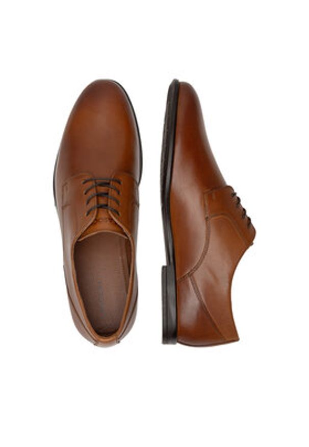 Lasocki Półbuty KONGO-14 MI08 Brązowy. Kolor: brązowy. Materiał: skóra