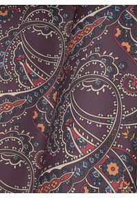 Pako Lorente - PAKO LORENTE - Fioletowa poszetka męska paisley. Kolor: fioletowy. Materiał: poliester. Wzór: paisley #3