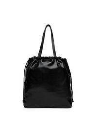 Calvin Klein Torebka Drawstring Tote LV04K3159G Czarny. Kolor: czarny. Materiał: skórzane #4