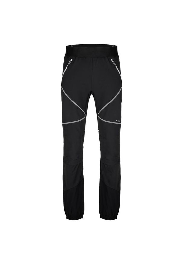 URIKAN - Męskie Spodnie Softshell Urkar L - Wiatroszczelne i Oddychające. Kolor: fioletowy. Materiał: softshell. Sport: turystyka piesza