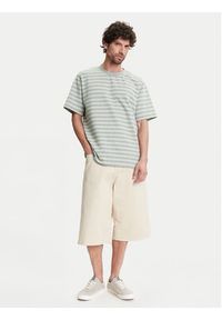 Selected Homme T-Shirt 16097659 Zielony Regular Fit. Kolor: zielony. Materiał: bawełna
