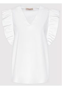 Rinascimento Bluzka CFC0103607003 Biały Regular Fit. Kolor: biały. Materiał: bawełna #4