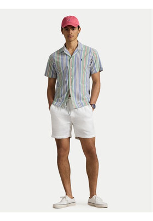 Polo Ralph Lauren Koszula 710965813002 Niebieski Classic Fit. Typ kołnierza: polo. Kolor: niebieski. Materiał: bawełna