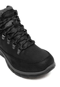 skechers - Skechers Trekkingi Synergy 167425/BLK Czarny. Kolor: czarny. Materiał: skóra
