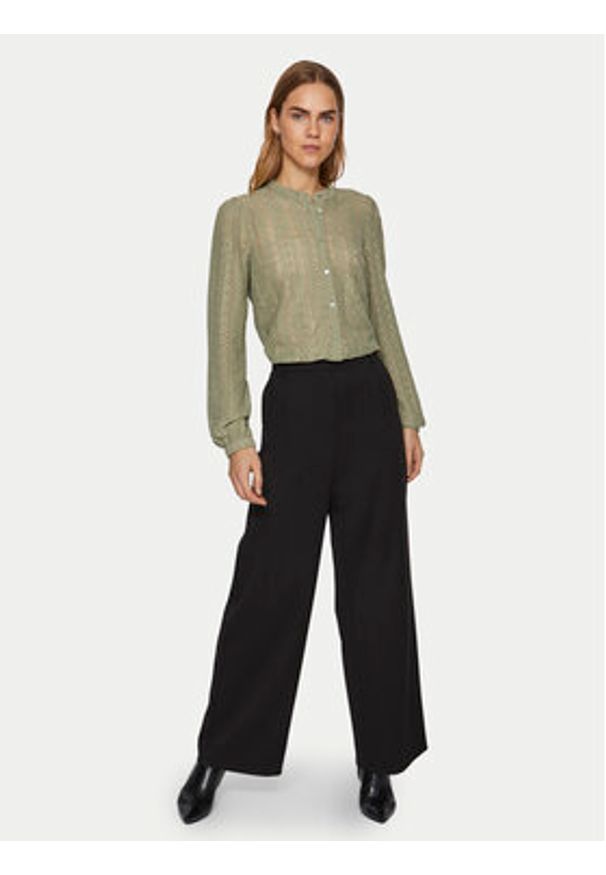 Vila Koszula Chikka 14082977 Zielony Regular Fit. Kolor: zielony. Materiał: syntetyk