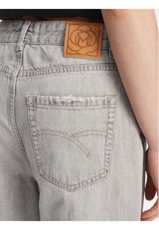 Marella Jeansy Tomboy 2513181044 Szary Straight Fit. Kolor: szary