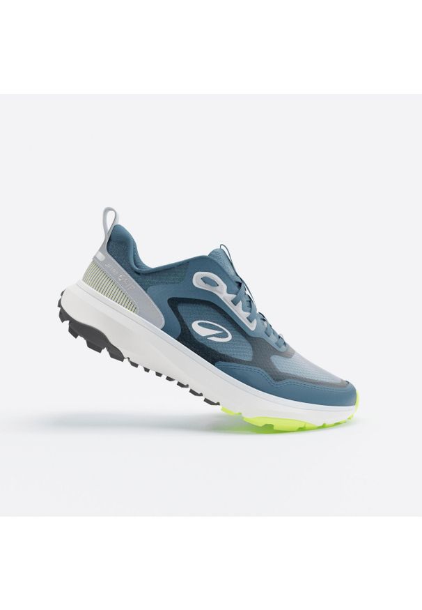 KIPRUN - Buty do biegania męskie Kiprun JF 190 Grip. Kolor: niebieski, szary, wielokolorowy. Sport: bieganie