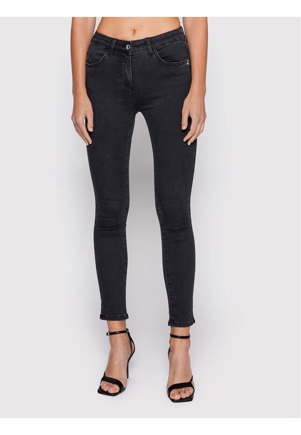 Patrizia Pepe Jeansy CP0509/D1HIN-K428 Czarny Slim Fit. Kolor: czarny