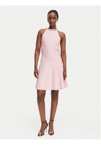 Morgan Sukienka codzienna 261-RMDIANE Różowy Regular Fit. Okazja: na co dzień. Kolor: różowy. Materiał: syntetyk. Typ sukienki: proste. Styl: casual #4