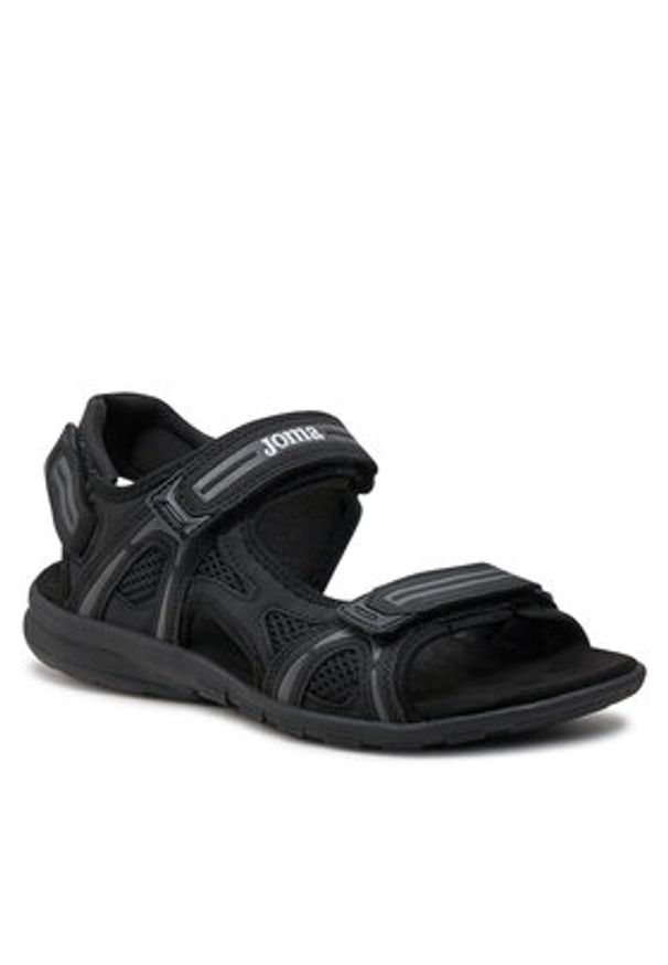 Joma Sandały S.Zeus Men 2401 SZEUS2401V Czarny. Kolor: czarny. Materiał: skóra