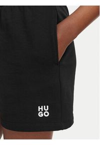Hugo - HUGO Szorty sportowe Ninosta 50536943 Czarny Relaxed Fit. Kolor: czarny. Materiał: bawełna #3