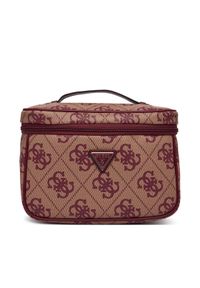 Guess Kosmetyczka Berta TWOB86 88039 Bordowy. Kolor: czerwony. Materiał: skóra #1