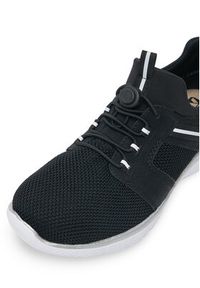 Rieker Sneakersy M5065-00 Czarny. Kolor: czarny. Materiał: materiał #7
