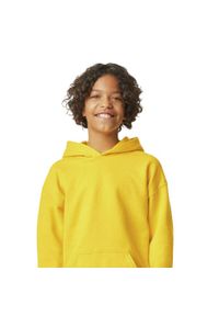 GILDAN - Bluza Dziecięca/dziecięca Softstyle Plain Fleece Midweight Hoodie. Kolor: niebieski