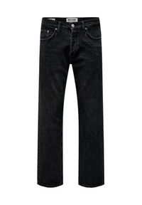 Only & Sons Jeansy 22026985 Czarny Loose Fit. Kolor: czarny