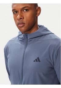 Adidas - adidas Bluza D4T Workout KS6394 Niebieski Regular Fit. Kolor: niebieski. Materiał: syntetyk #3