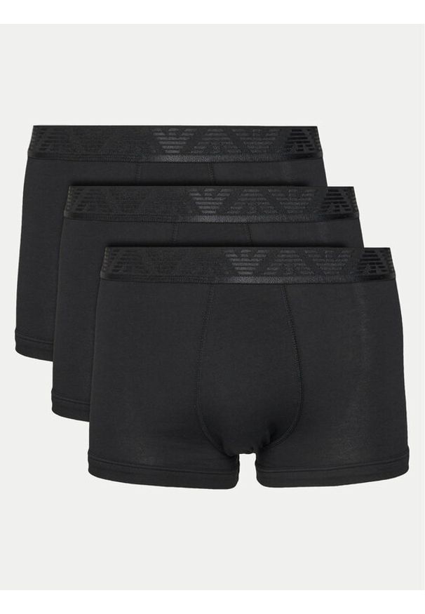 Emporio Armani Underwear Komplet 3 par bokserek EM000259 AF10780 MC061 Czarny. Kolor: czarny. Materiał: bawełna