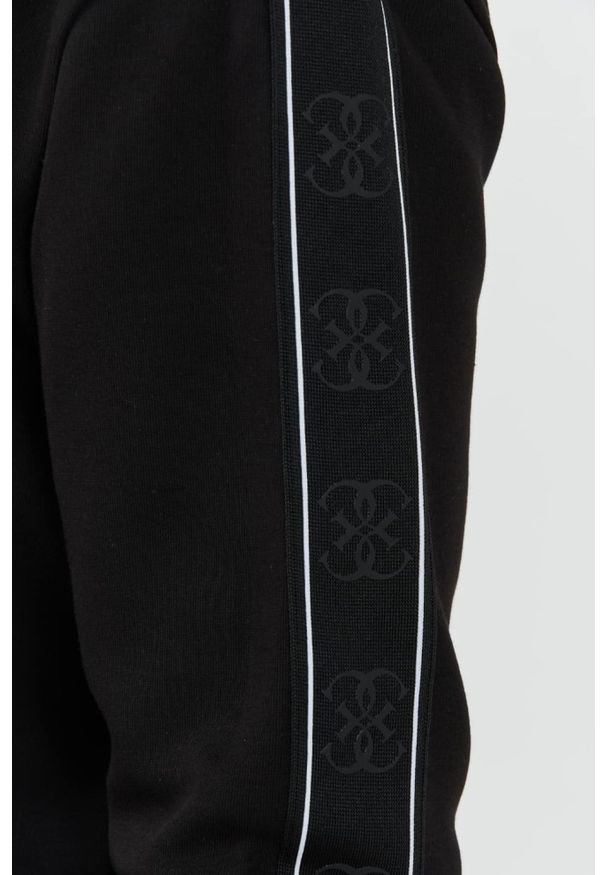 Guess - GUESS Czarna męska bluza Mickey Full Zip, Rozmiar S. Kolor: czarny
