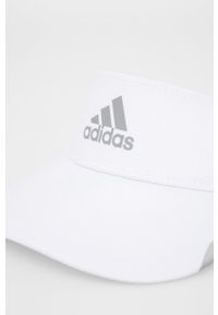 adidas Performance daszek HE9761 kolor biały z nadrukiem. Kolor: biały. Materiał: materiał. Wzór: nadruk #5