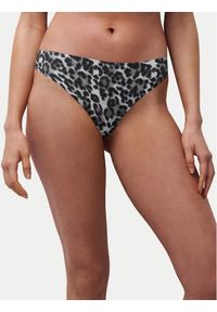 Chantelle Stringi Soft Stretch C11D90 Szary. Kolor: szary. Materiał: syntetyk