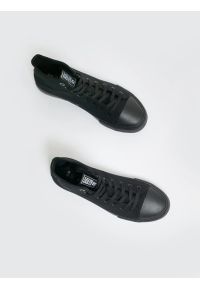Big-Star - Trampki męskie wysokie czarne FF174550 906. Kolor: czarny. Materiał: materiał, guma. Szerokość cholewki: normalna. Styl: klasyczny, sportowy