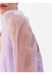 TwinSet - TWINSET Sukienka koktajlowa 232TP2641 Fioletowy Regular Fit. Kolor: fioletowy. Materiał: syntetyk. Styl: wizytowy #4