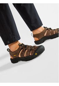 keen - Keen Sandały Newport 1001870 Brązowy. Kolor: brązowy. Materiał: nubuk, skóra #4