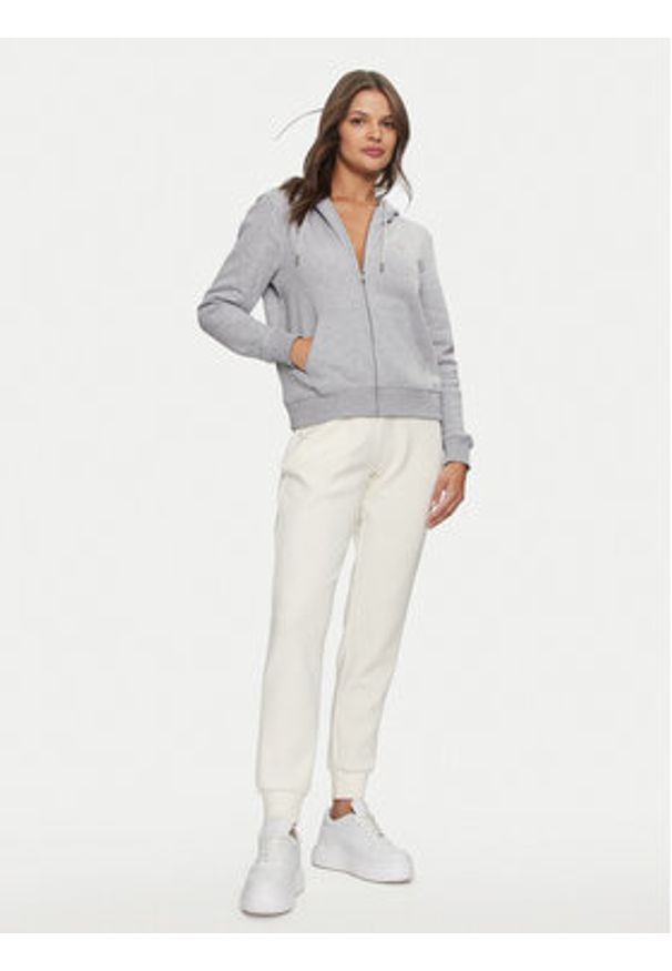 Guess Jeans Bluza W4YQ03 KC811 Szary Regular Fit. Kolor: szary. Materiał: bawełna