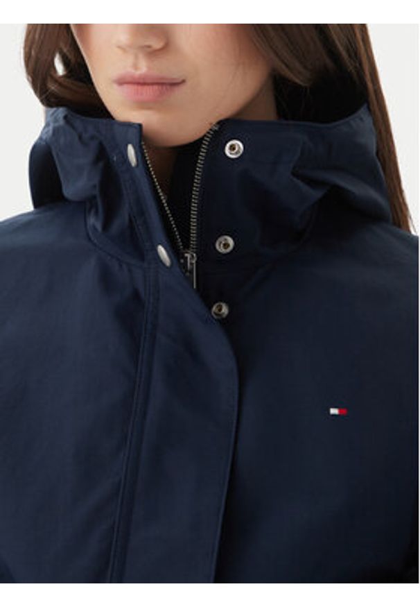 TOMMY HILFIGER - Tommy Hilfiger Kurtka przejściowa Utility WW0WW48612 Granatowy Relaxed Fit. Kolor: niebieski. Materiał: syntetyk