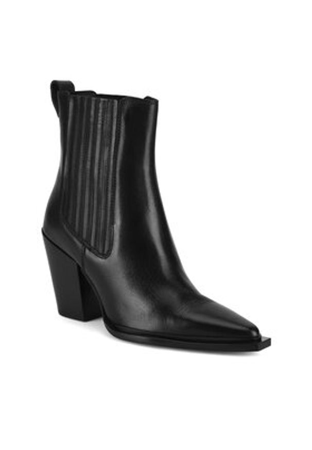 Gino Rossi Kowbojki VENE-116200 Czarny. Kolor: czarny. Materiał: skóra