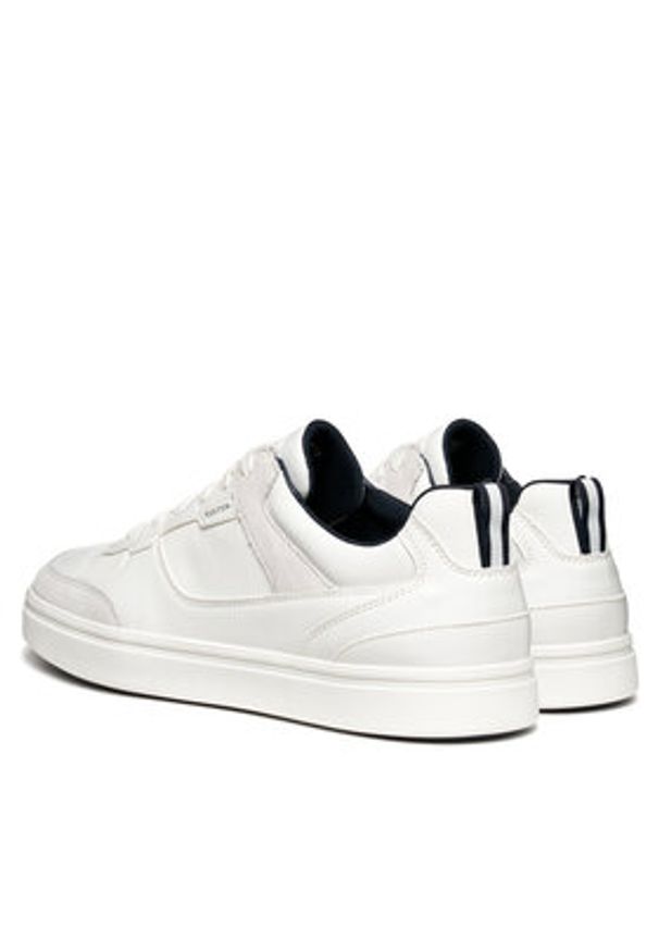 Geox Sneakersy U Baltmoore U56LDA 0BU11 C1000 Biały. Kolor: biały. Materiał: skóra