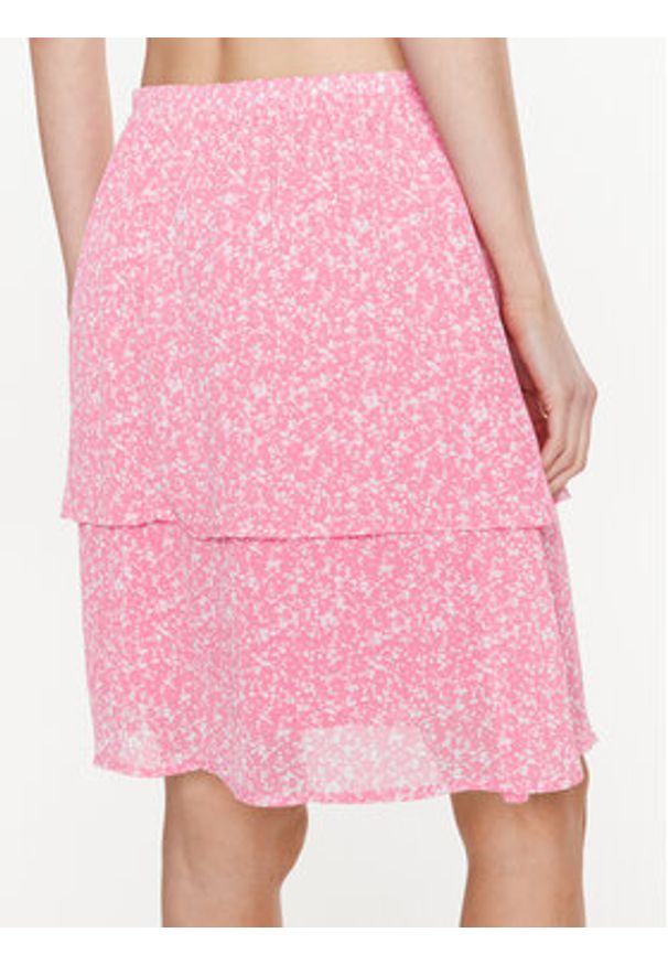 Moss Copenhagen Spódnica mini 17524 Różowy Basic Fit. Kolor: różowy. Materiał: syntetyk